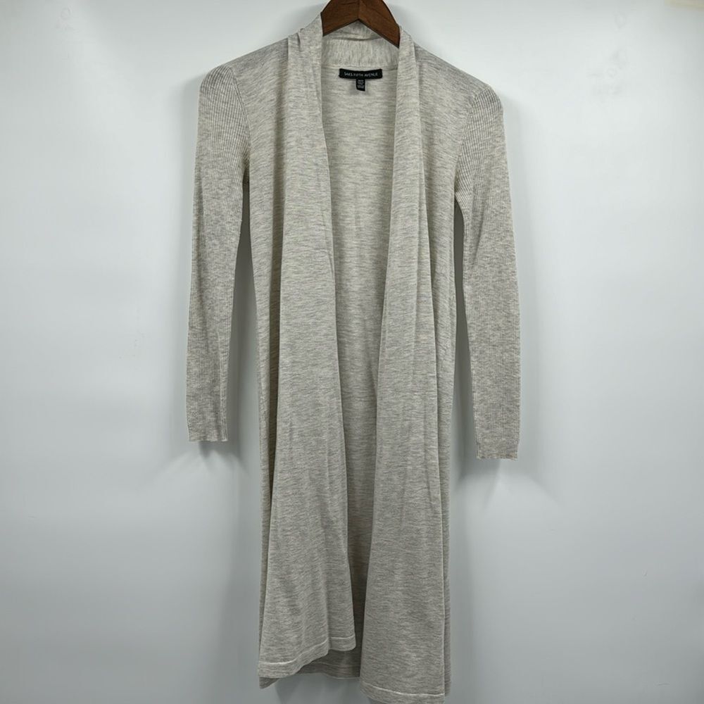 Saks Fifth Avenue Cashmere Cardigan Sweater XS